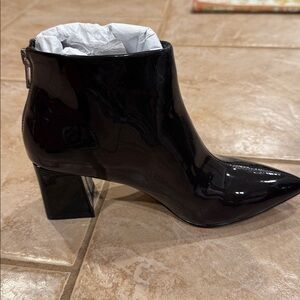 VHNY Leather Block Heel Boots